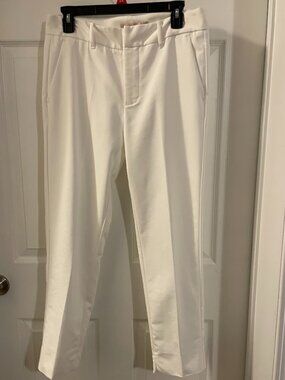 Esqualo pleated white pant sz 8